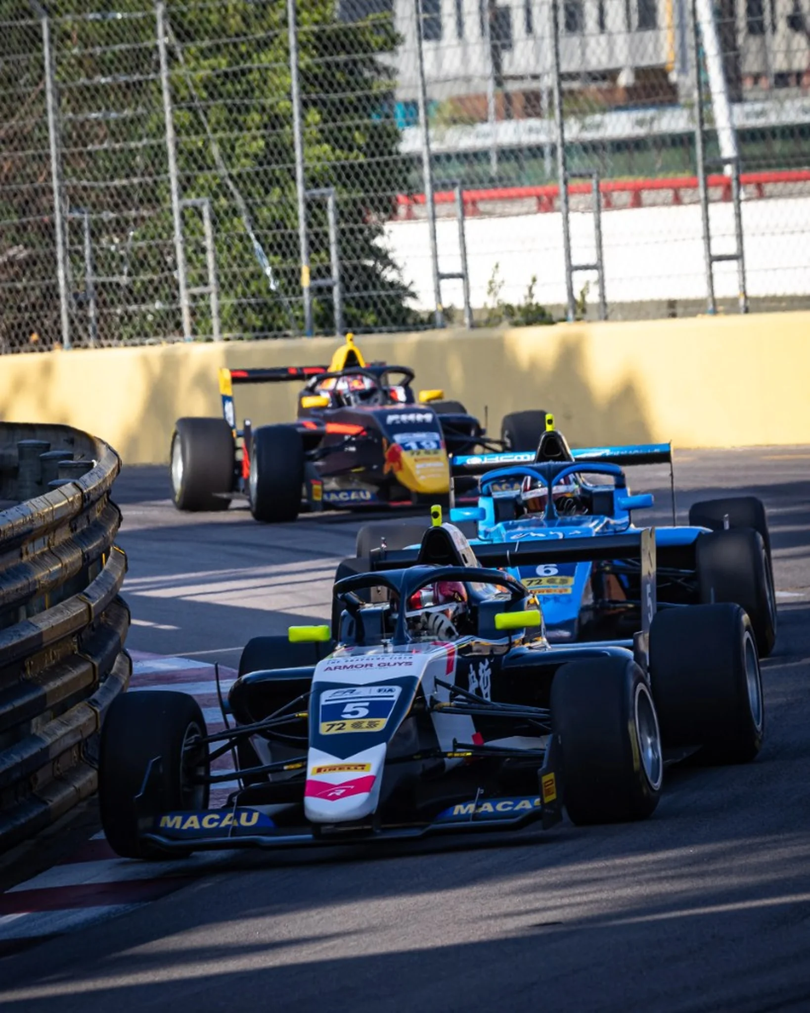 Enzo Deligny, number 5, at Macau.