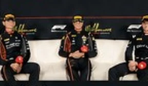 Drivers at a media day.